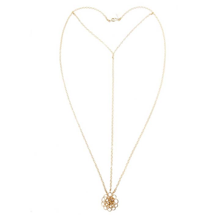 Guld Skyla halskæde for engroshandel hos CassandraCollections