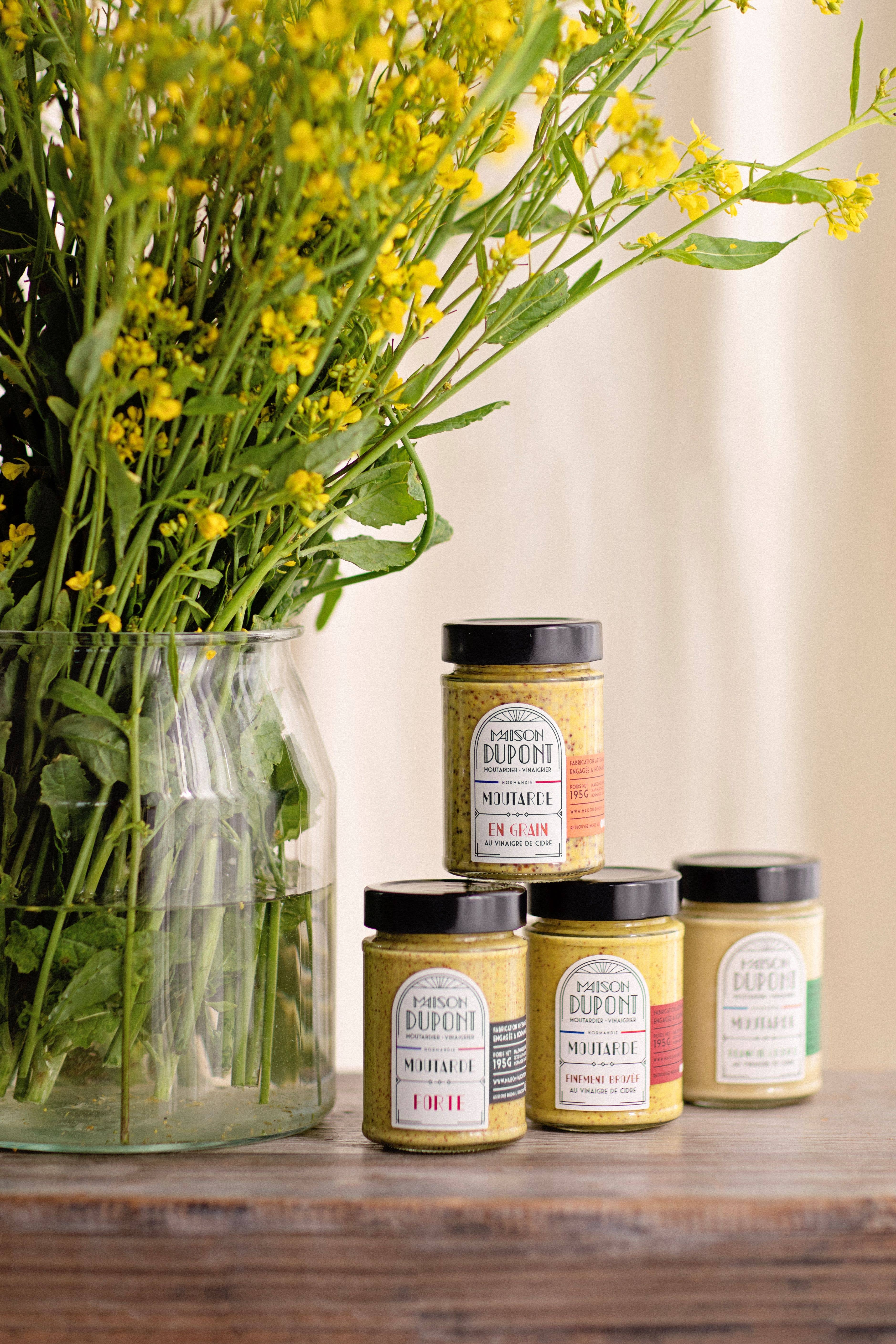 MAISON DUPONT - Wholesale Mustard - Dupont Mustard - White & Mild 195g4