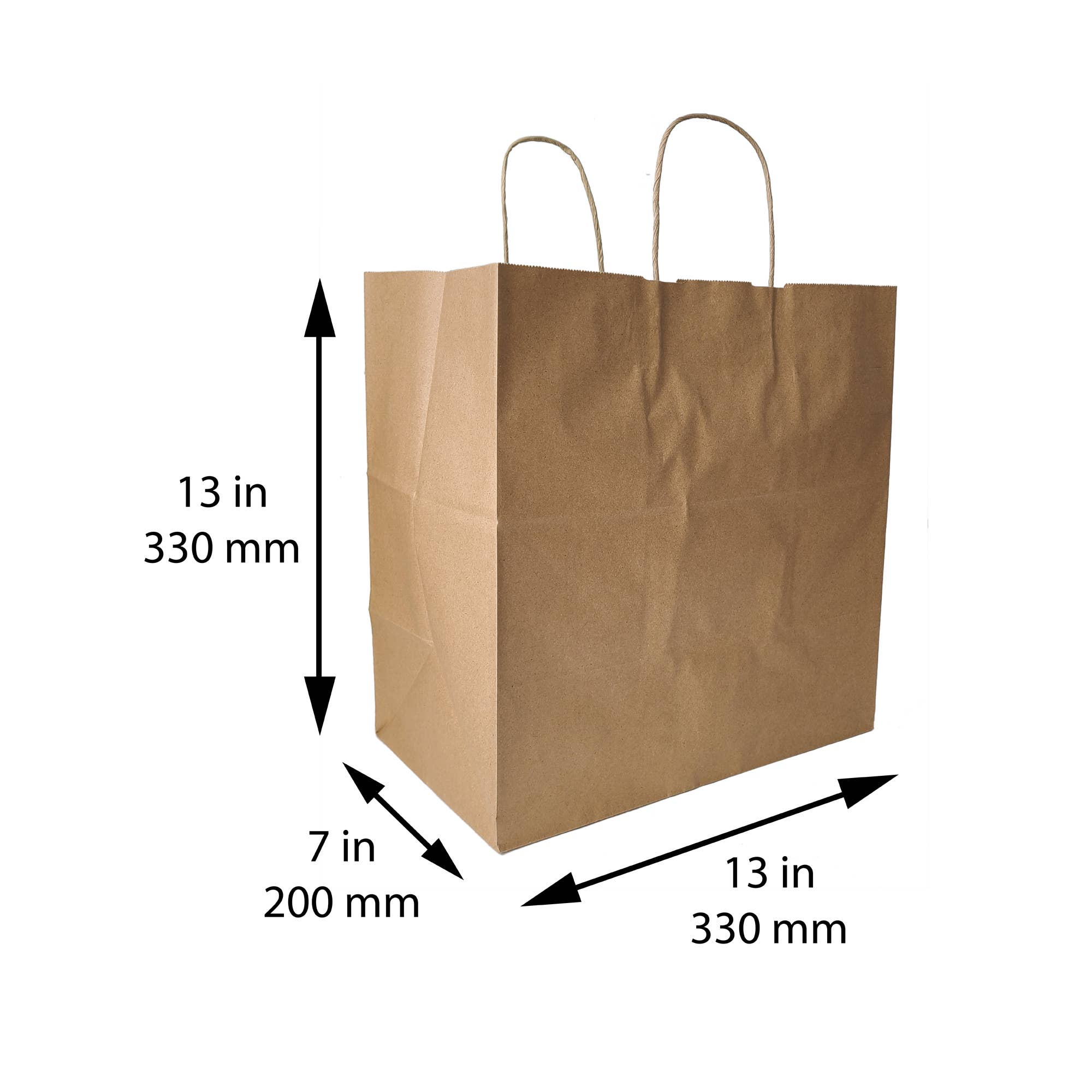 Sanwacraft - Wholesale Gift Bag - Kraft Paper Shoppers Gift Bags Favor Paper Bag6