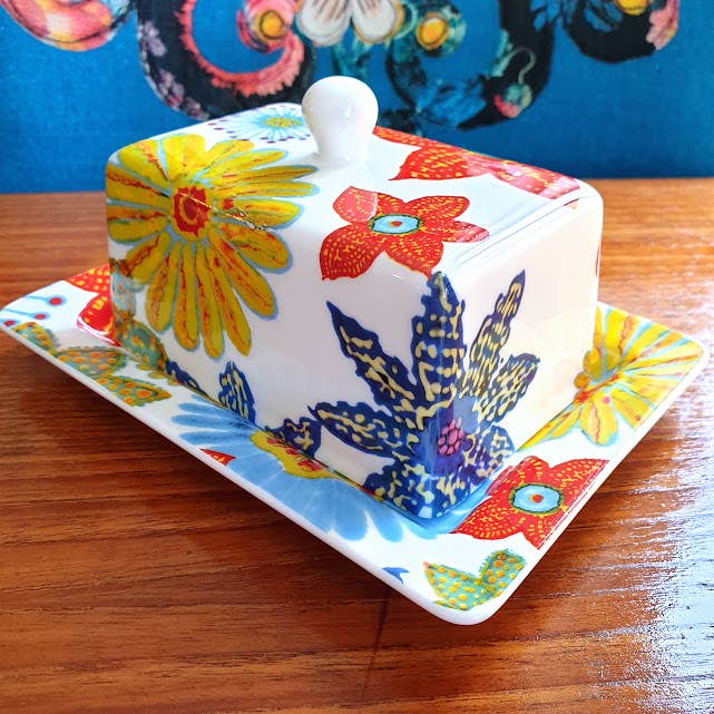 Rob Turner THE ART OF TABLEWARE – wholesale Butter dish – Flower Power Butter Dish1