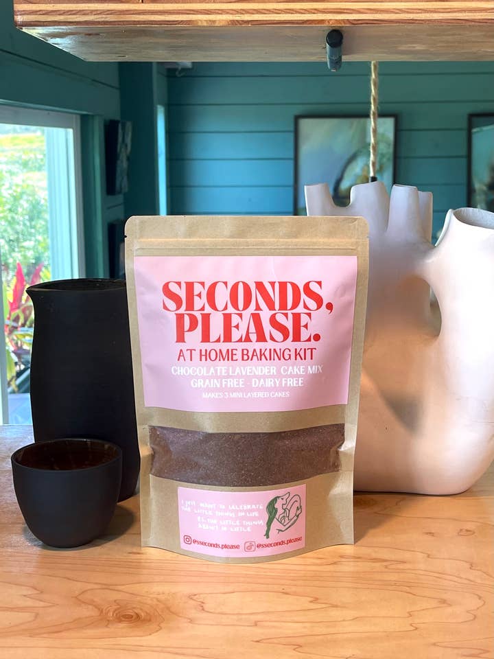 Mistura para Mini Bolo de Chocolate com Lavanda por atacado de Seconds, Please