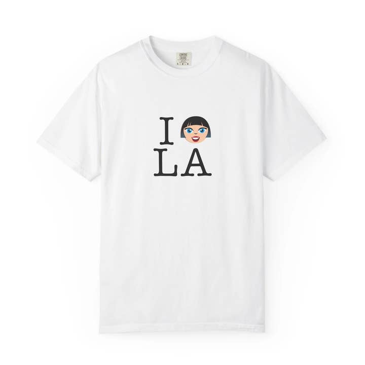 Camiseta I Love LA – Estilo Casual de Verão para Amantes da Cidade por atacado de MUSSSEE