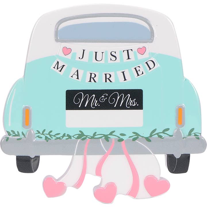 PolarX Ornaments – Großhandel Verzierung – Personalisierte Autoverzierung „Just Married“