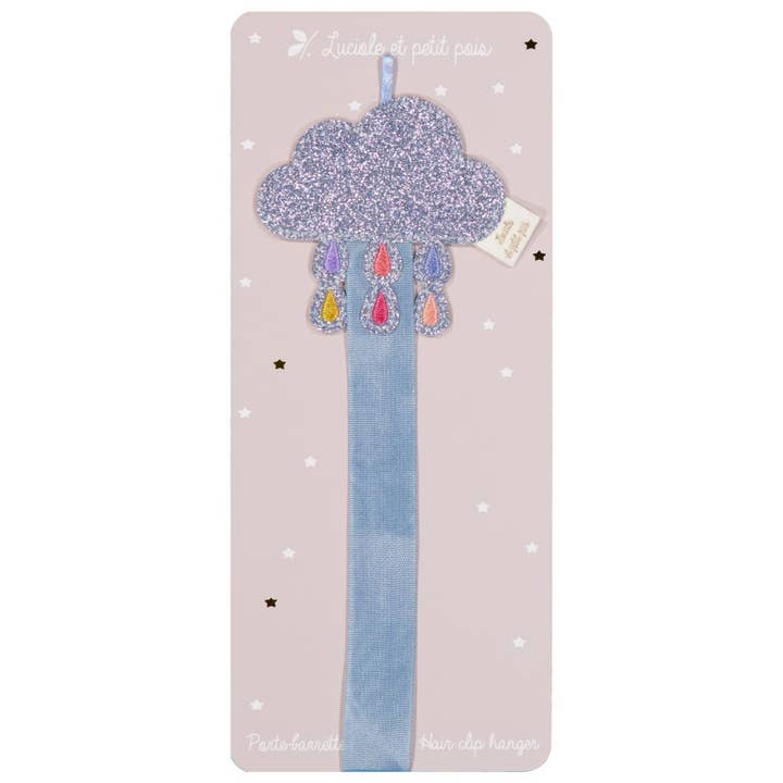 Wall-mounted hair clip holder - Multi cloud for wholesale by Luciole et Petit Pois