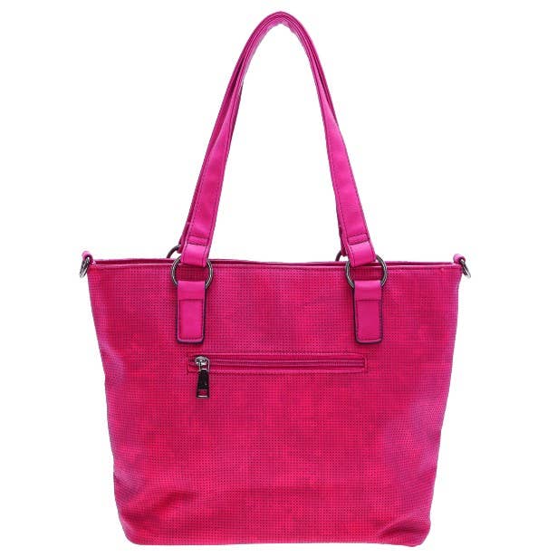 Bernardo Bossi - Wholesale Shoulder Bag - Women's - Bernardo Bossi Handbag Bowling Bag “Perforated12