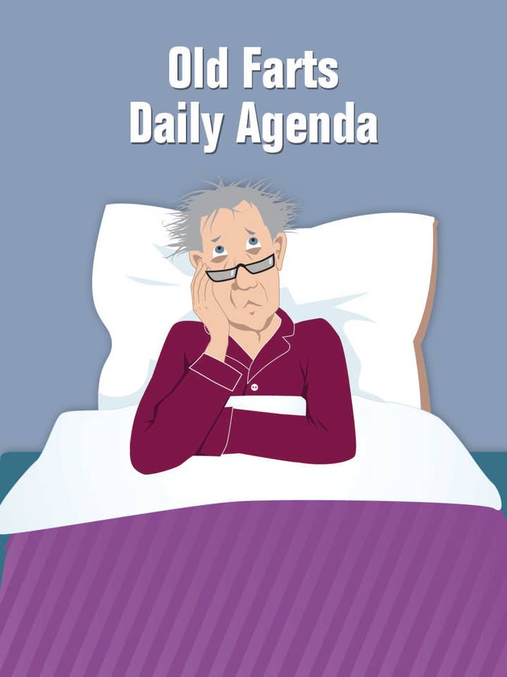 Old Farts Daily Agenda for wholesale by spirit publishing pty ltd