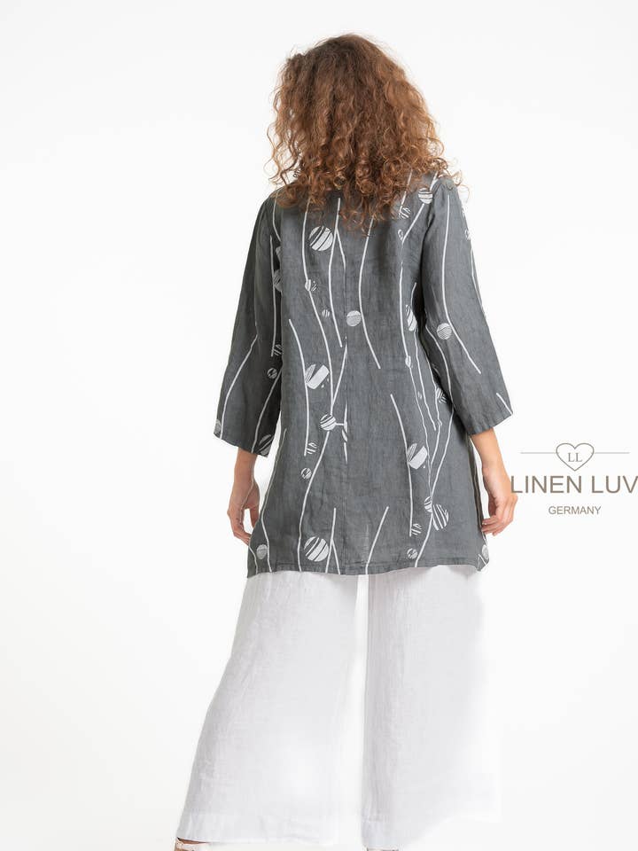 TOPO SS25 - French Linen Shirt Linen Luv (TP1556P-112) for wholesale on Faire1