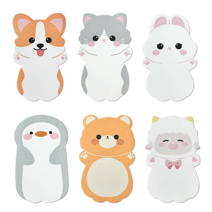 Wrapables Baby Animals Sticky Notes, Adhesive Memo Notepads for wholesale by Wrapables.com