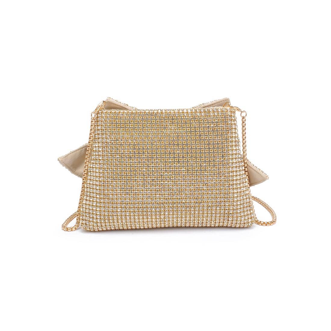 Urban Expressions - Wholesale Clutch - Dames - Gretchen avondtas met strik en strassteentjes6