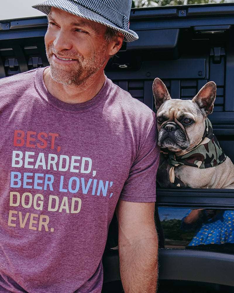 PAWZ - Wholesale Screen Printed T-Shirt - Men's - Bearded Dog Dad Tee5