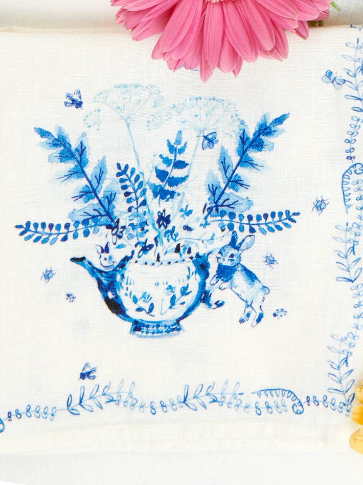 Serviettes de table en toile de Pâques pour la vente par Darling Lemon