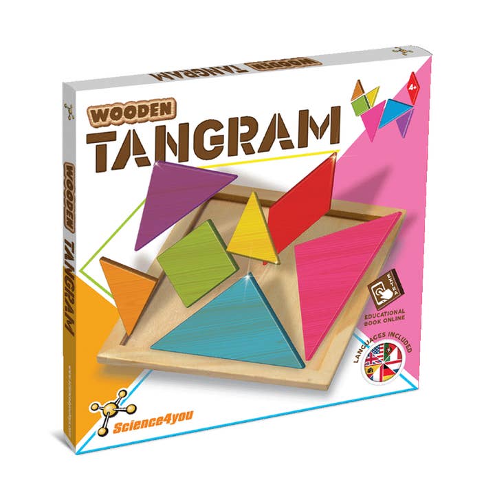 Gioco in Legno Tangram per Bambini (7 lingue) per la vendita all'ingrosso da parte di Science4you