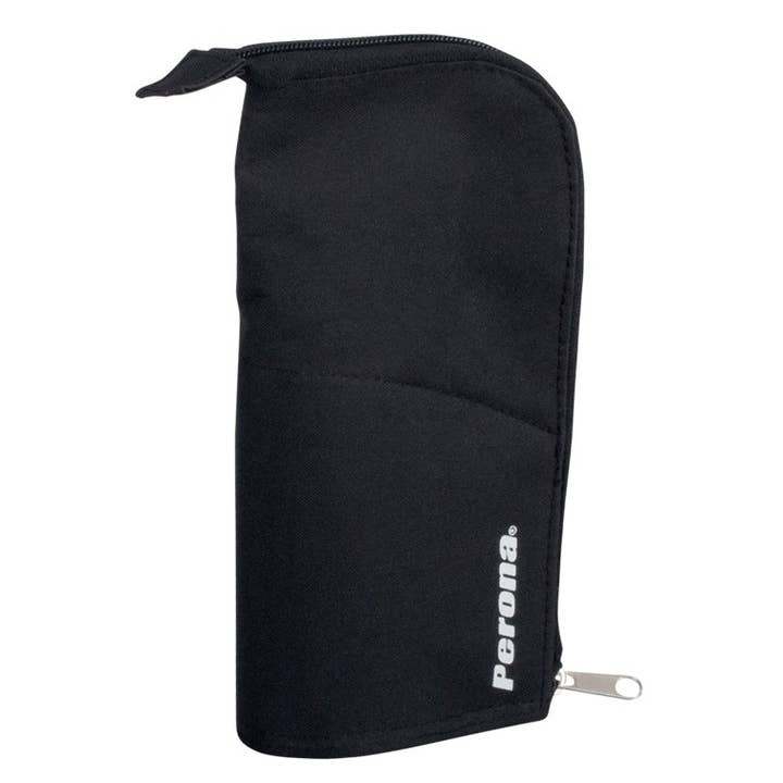 PERONA BAGS - Wholesale Pencil Case/Pouch - Perona 56944 Moldable Black Pencil Case
