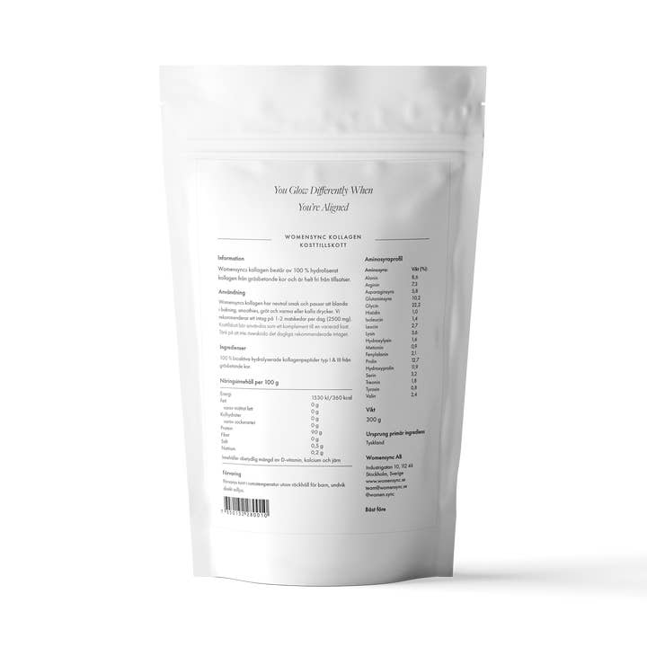 Womensync - Wholesale Protein/Superfood Powder - Womensync Collagen 300g1