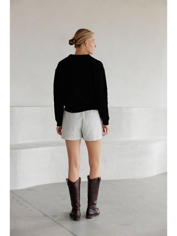 MOD REF - Wholesale Knit Sweater - Women's - The Archie Sweater | Polo Collared Knit Sweater11