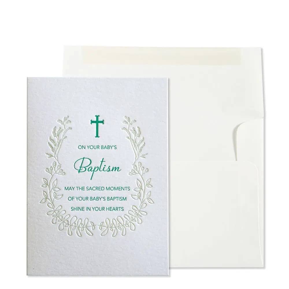 NIQUEA.D - Wholesale Baby Card - Baptism Greeting Card0