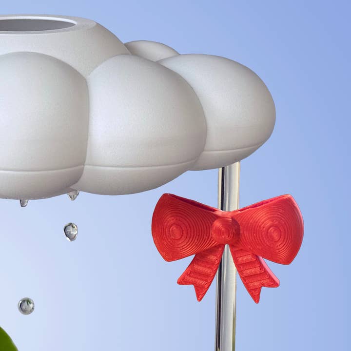 Ciondolo a forma di fiocco per nuvole di pioggia goc per la vendita all'ingrosso da parte di The Cloud Makers