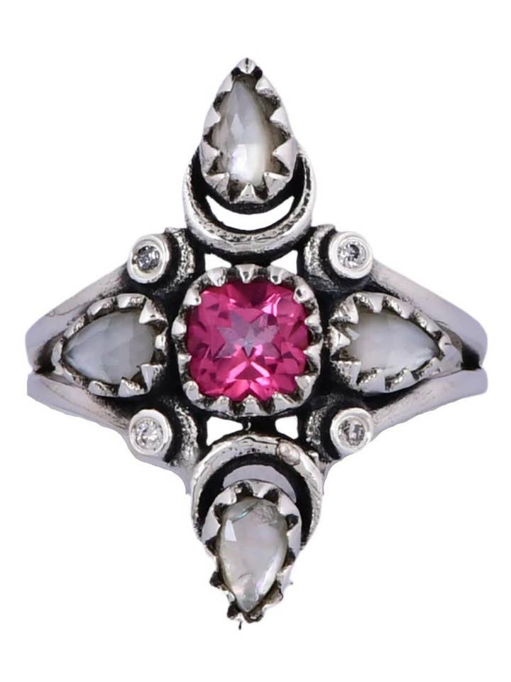 Böhmischer Träumer Steinring für den Großhandel von Krush Kandy