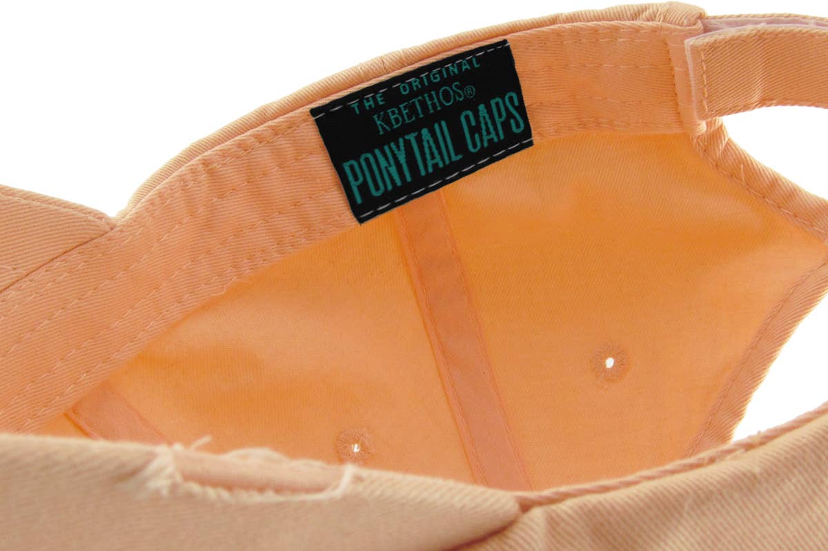 KBETHOS - Wholesale Ponytail Cap - Women's - Ponytail Washed Distressed Cotton Cap113