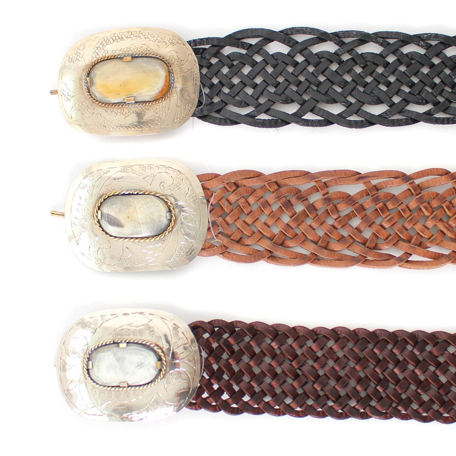 Logionline SLU - Wholesale Belt - Women's - Leather Belt with Oval Buckle - Medium0