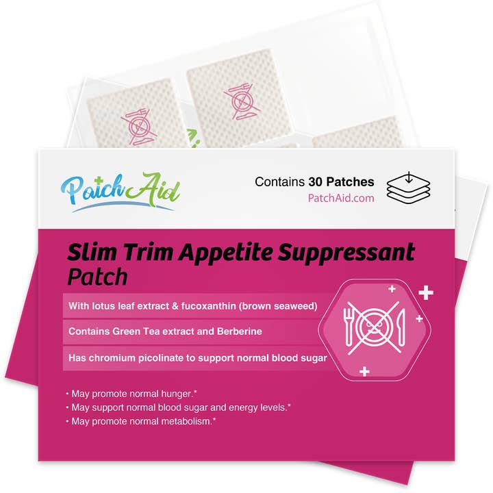 Slim Trim Appetite Suppressant Patch - Reduce Cravings for wholesale by PatchAid