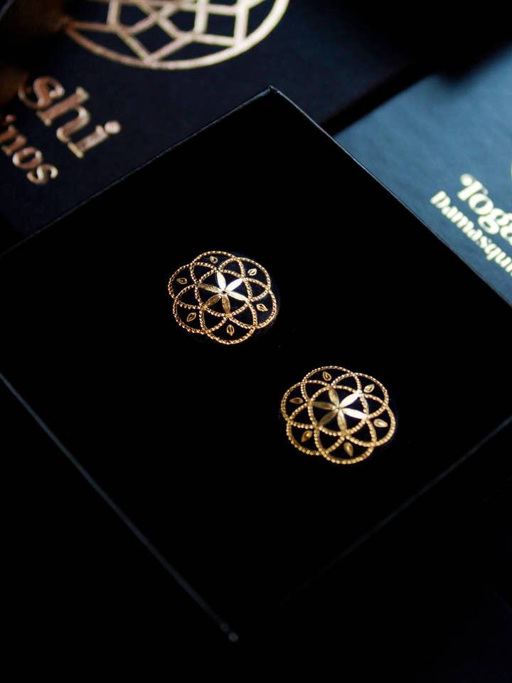 Plugs Handmade / Damascene Plugs / Walnut Wood Plug for wholesale by Togashi Damasquinos