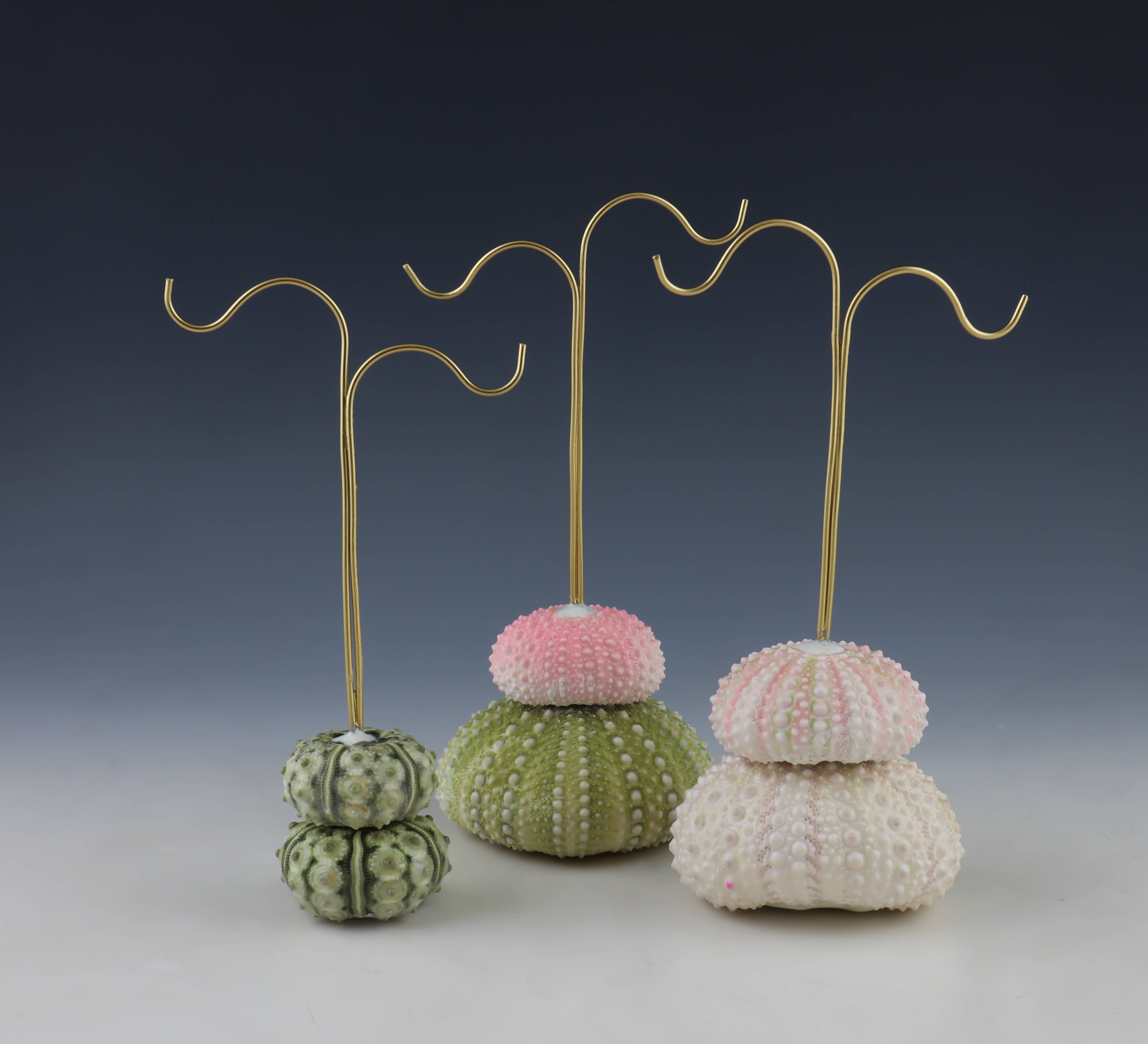 Set Adrift Designs - Wholesale Jewelry Stand & Display - Double Sea Urchin Earring Stands: Set of 31