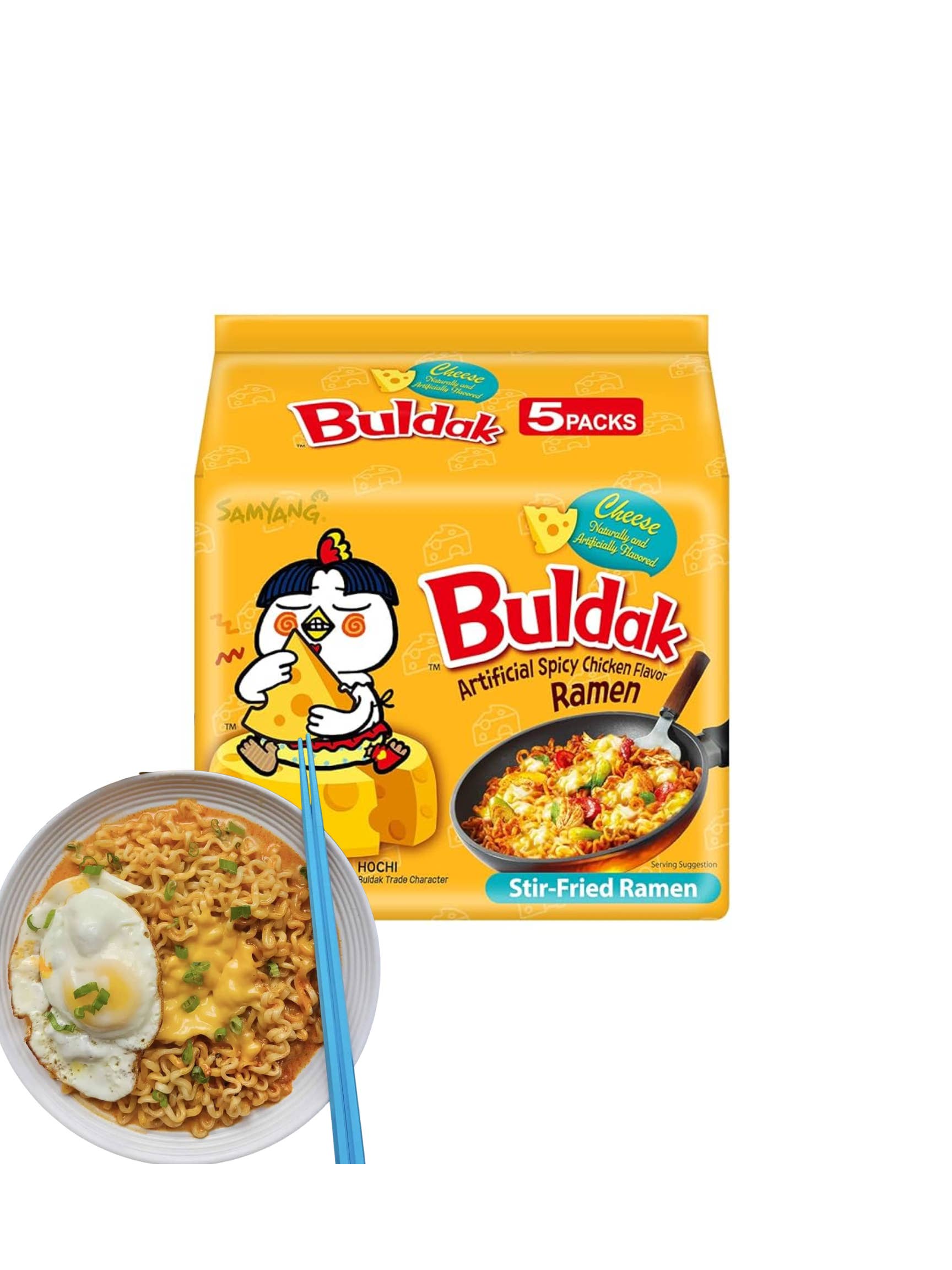 Ponyo Foods - Wholesale Ramen - SAMYANG BULDAK NOODLES 5PK