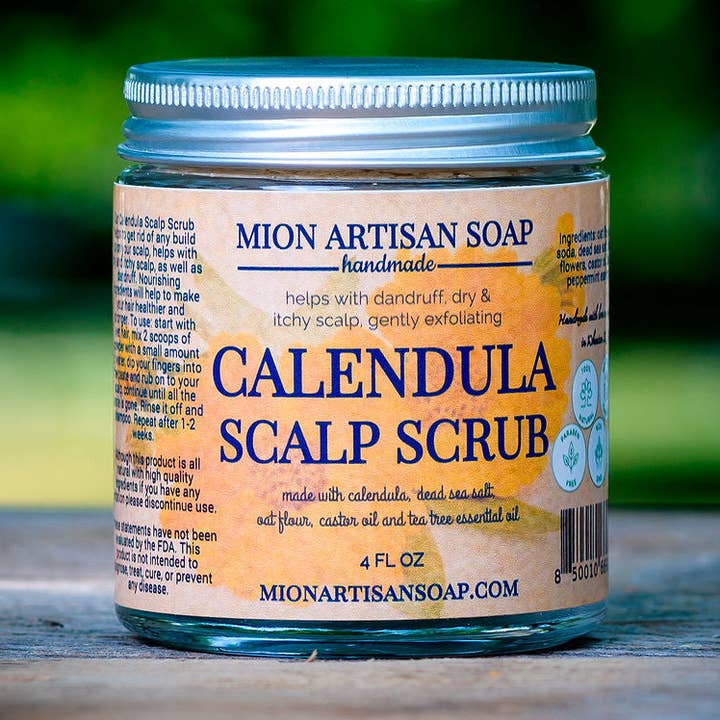 Calendula Scalp Scrub | Revitalizing & Nourishing for wholesale by MION Artisan Soap