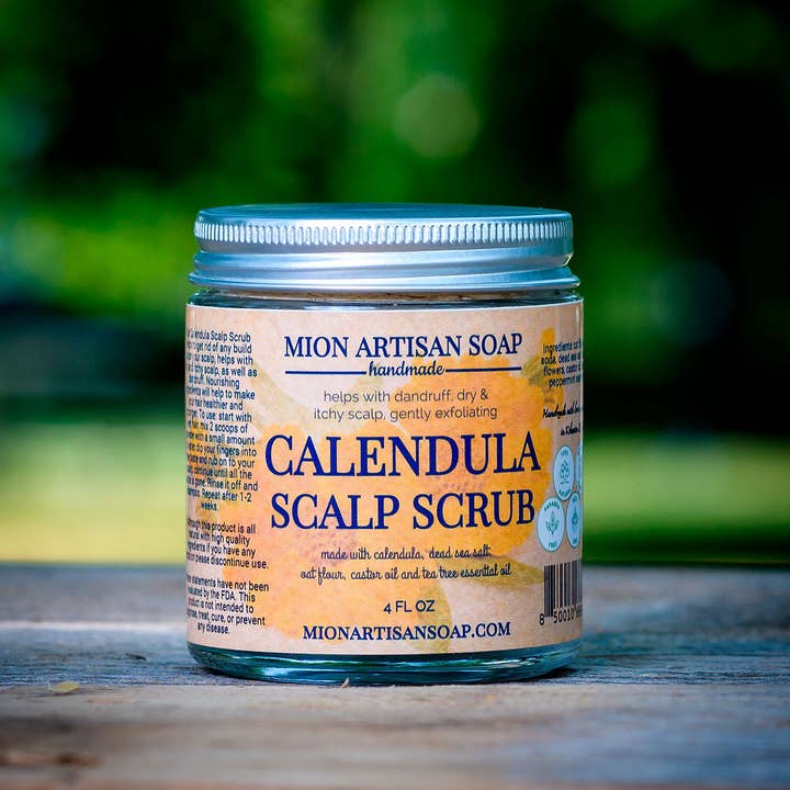 Calendula Scalp Scrub | Revitalizing & Nourishing for wholesale by MION Artisan Soap