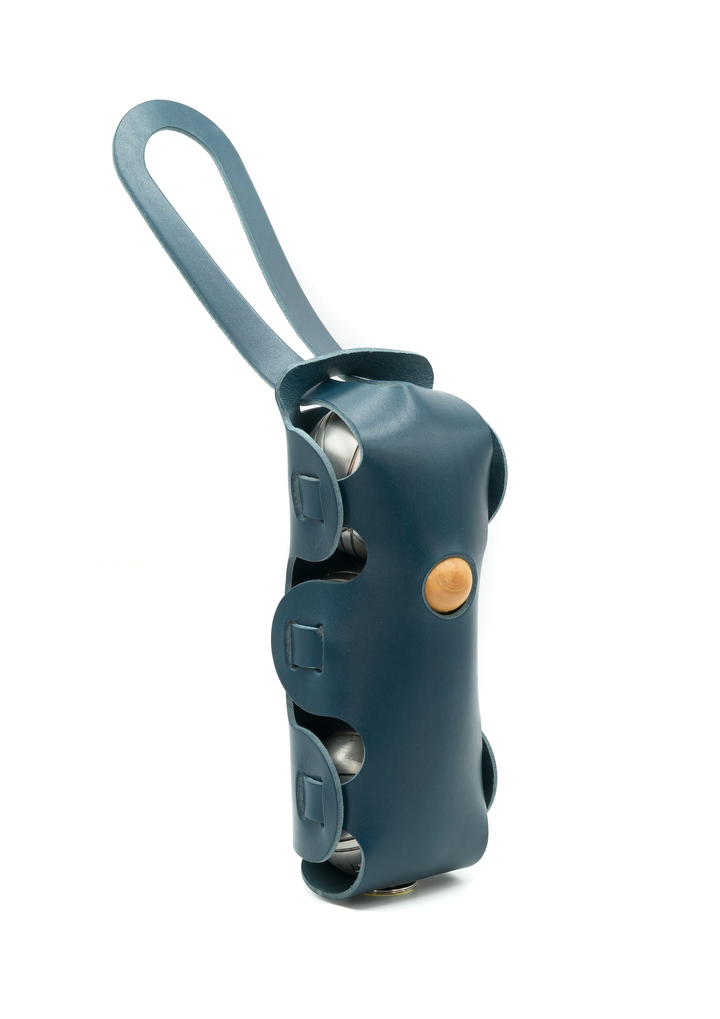 La Bouclée - Wholesale Sporting Accessories - La Triplette - Petanque ball holder - 100% leather9