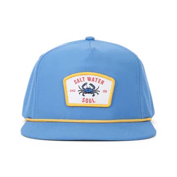 SALT WATER SOUL - Wholesale Kids Hat - Kids - Youth Crab Blue Rope Snapback Hat
