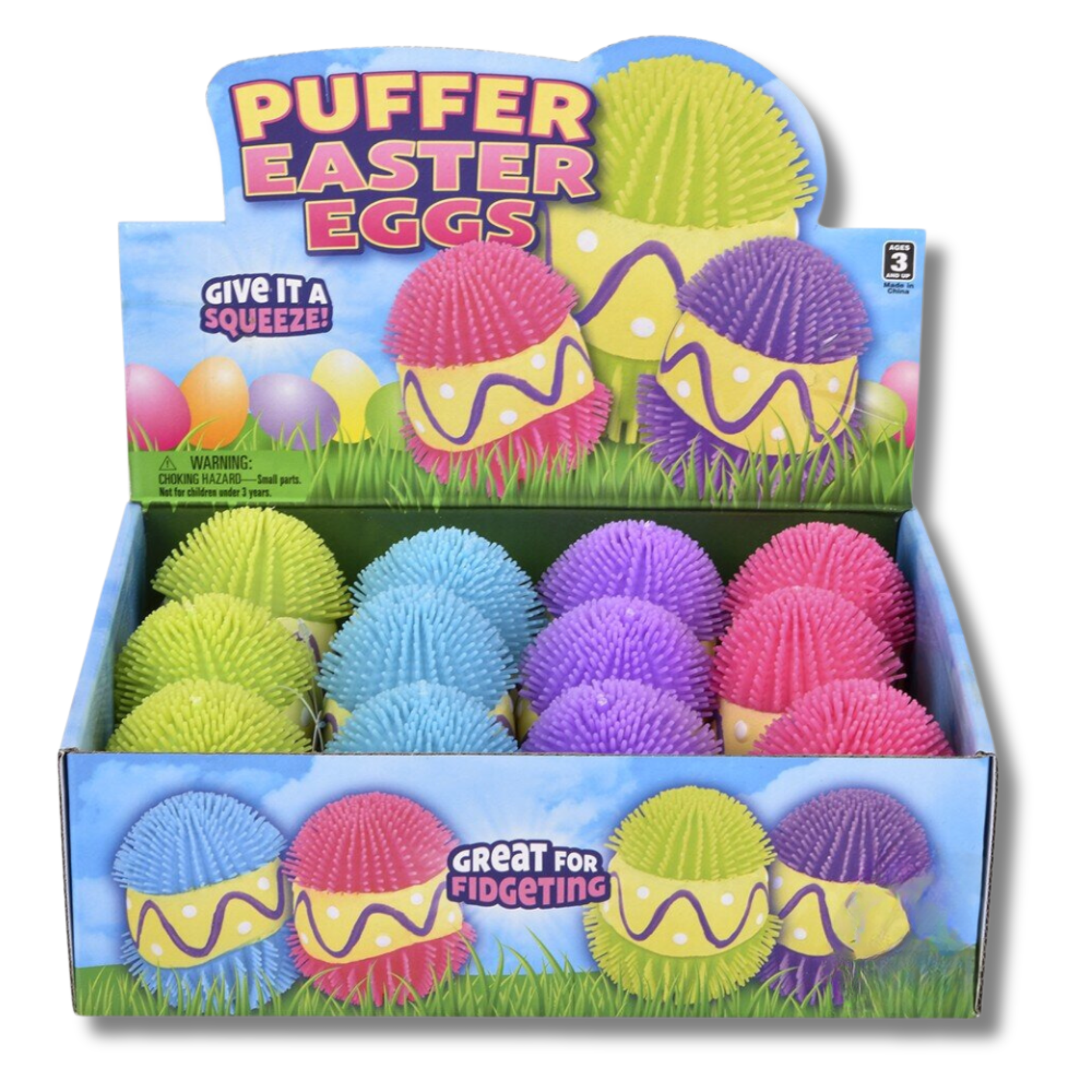 JSBlueRidge Toys - Wholesale Fidget Toy - Kids - Puffer Egg Squeeze Fidget Kids Toy- Assorted5