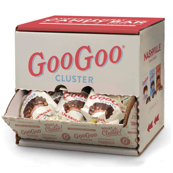 Goo Goo Cluster - Wholesale Retailer Display - Food & Drink - Display Gravity Feed Shipper