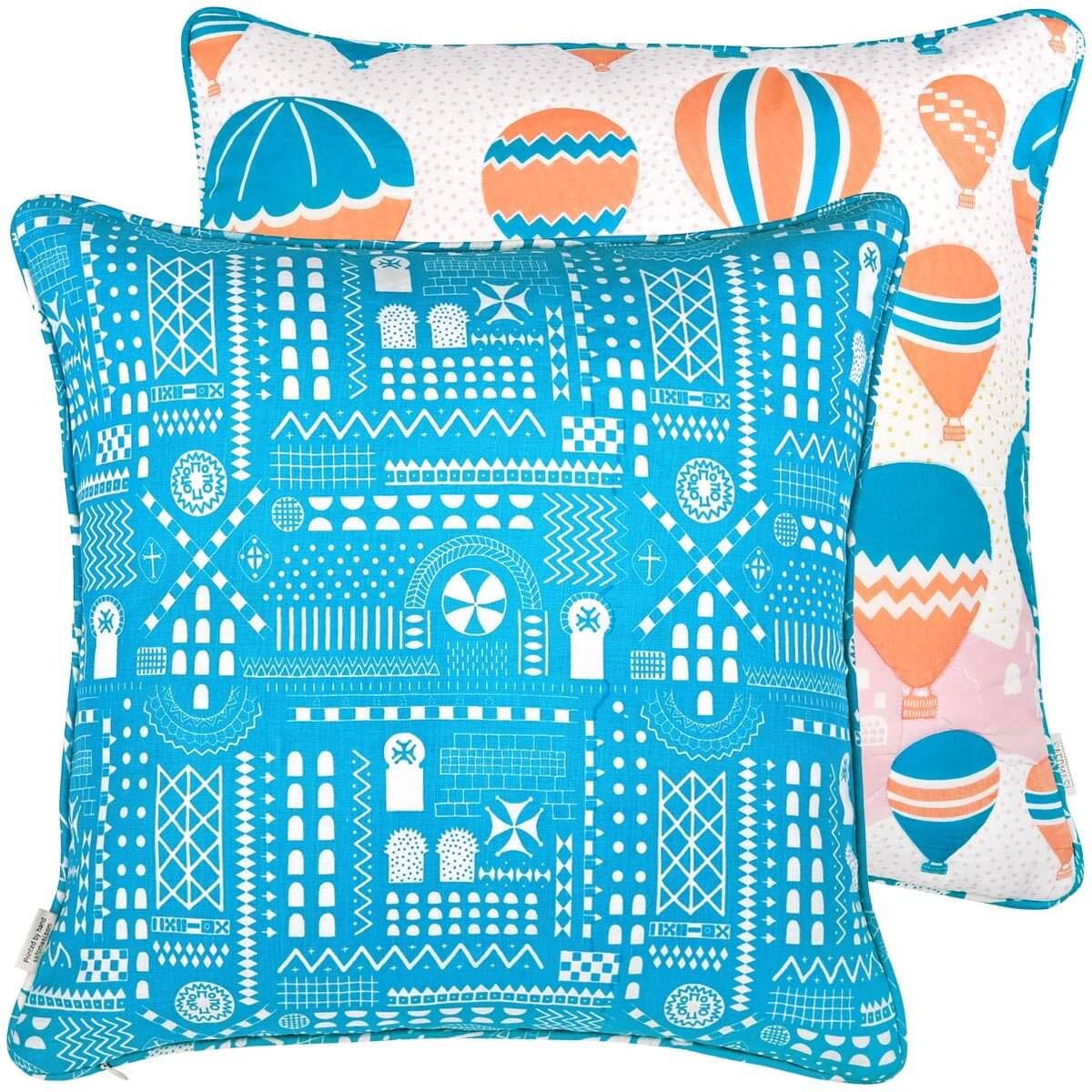 Safomasi - Wholesale Throw Pillow Cover - Balloons at Dawn Cushion Cover2