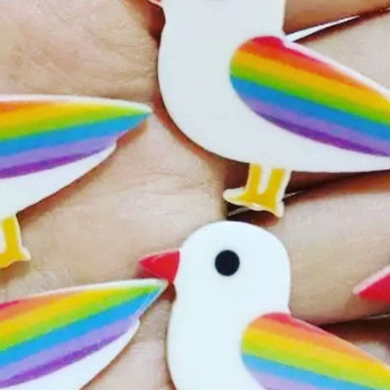 Jewells – wholesale Hair clip – Women’s – Seagull or Puffin resin hair grip clip8