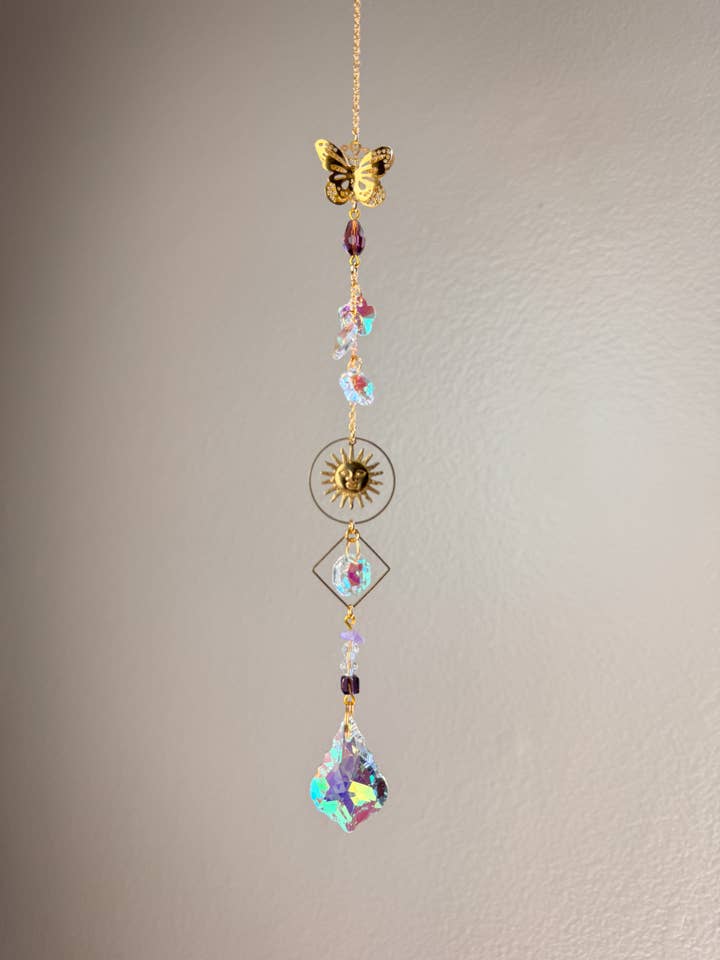 Suncatcher mariposa para venta al por mayor de Levenien
