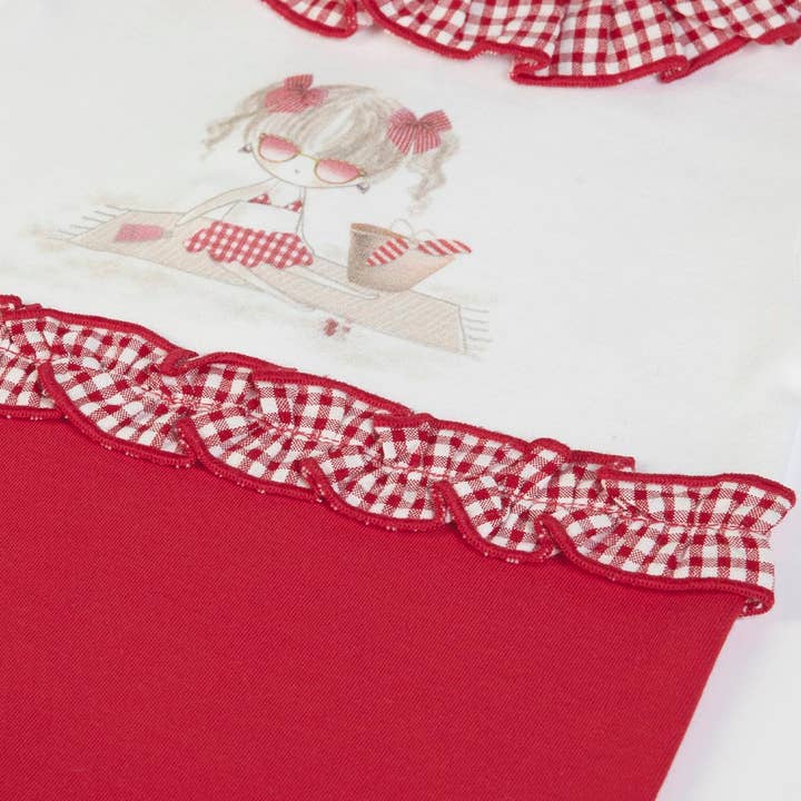 Pijama de algodón con abertura trasera y cuello, colección primavera-verano 24 para venta al por mayor de FS Baby