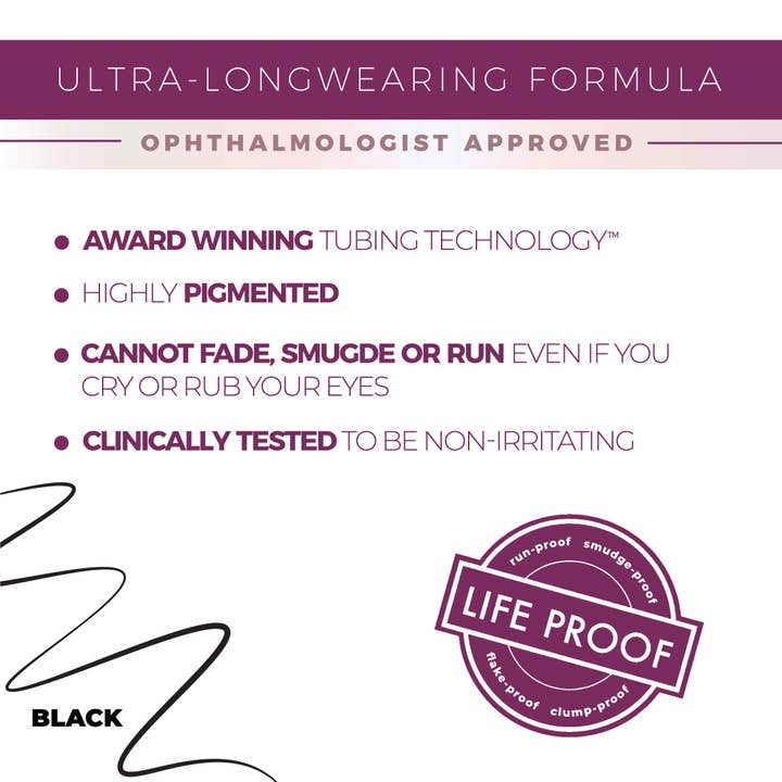 Black BLINC TUBING™ Liquid Eyeliner for wholesale on Faire2