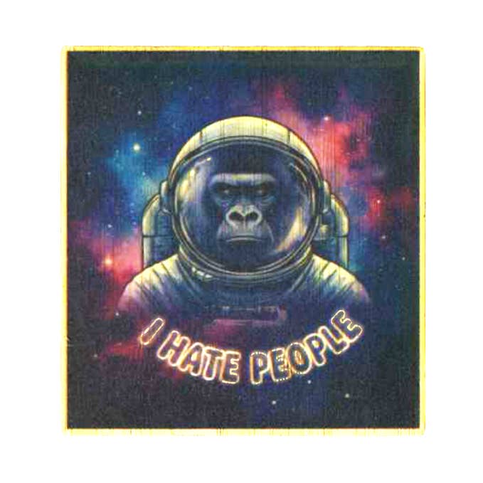 I Hate People Space for wholesale by Bamboo Wood Stickers