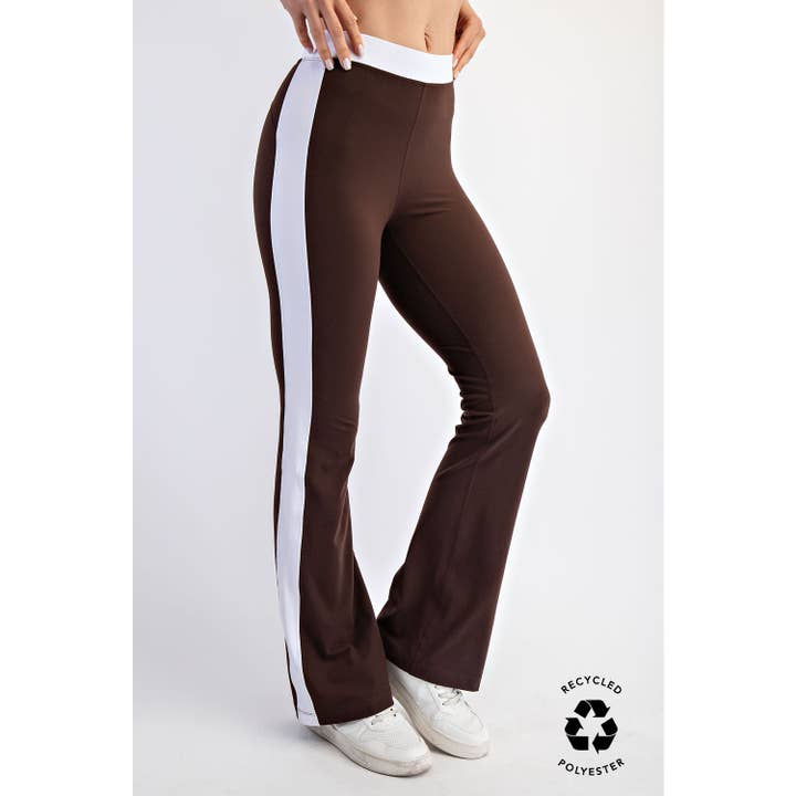 Rae Mode - Wholesale Athletic Pants - Women's - BUTTER SOFT SIDE STRIPE FLARE LEGGINGS19