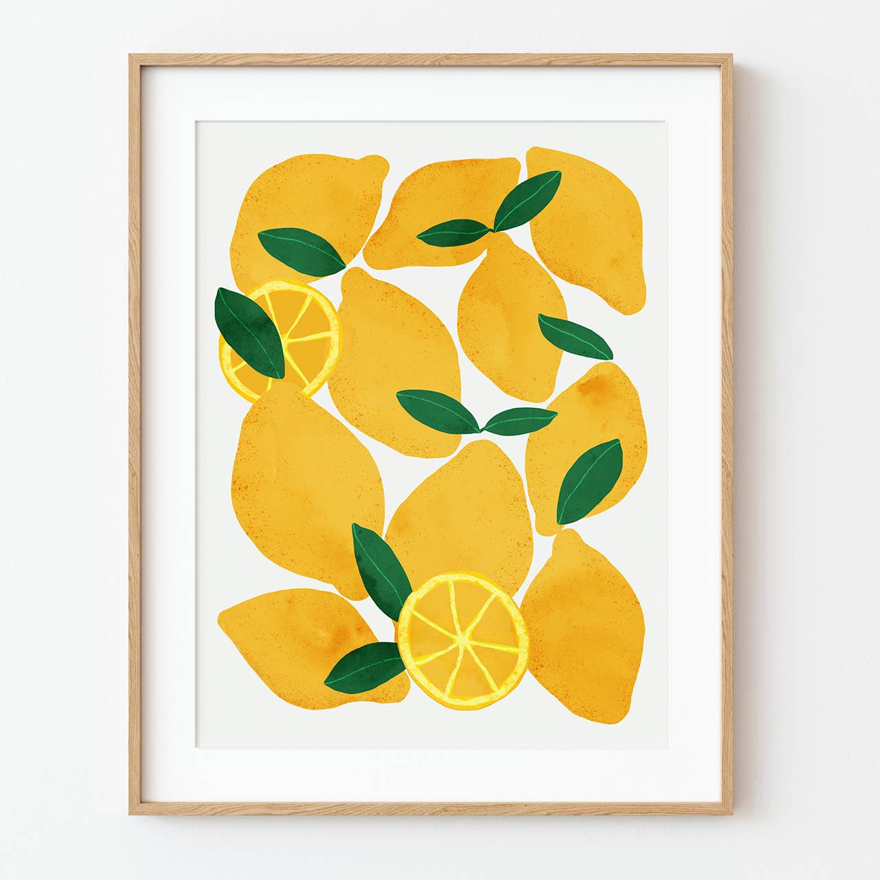El buen limón - Wholesale Art Print - Mediterranean Lemons Art Print0