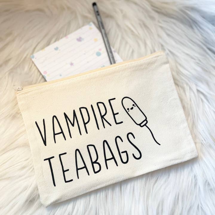 Cosmetic pouch for holding toiletries or other essentials for wholesale by Desi design and chai