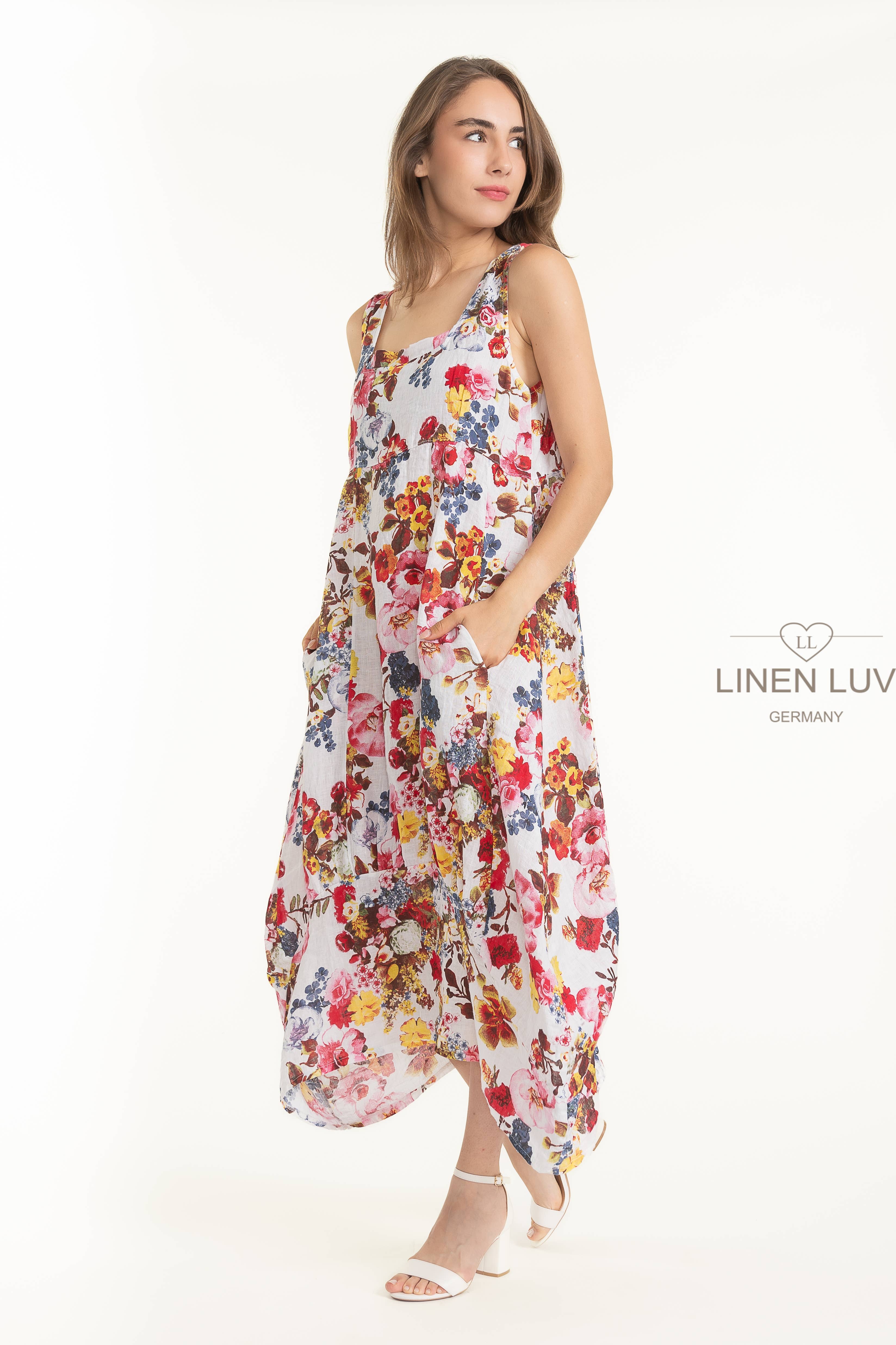 Bianco SS25 - French Linen Dress Linen Luv (TP1622-11) for wholesale on Faire1