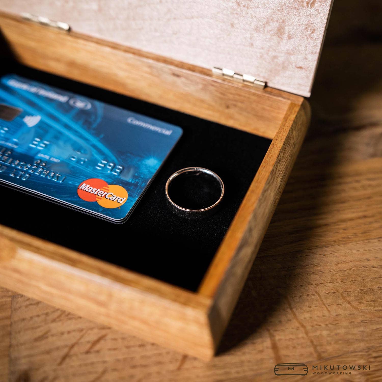 Mikutowski Woodworking - Vente Boîte/rangement à bijoux - Boîte Tranquility en bois gravée avec citations les plus vendues3