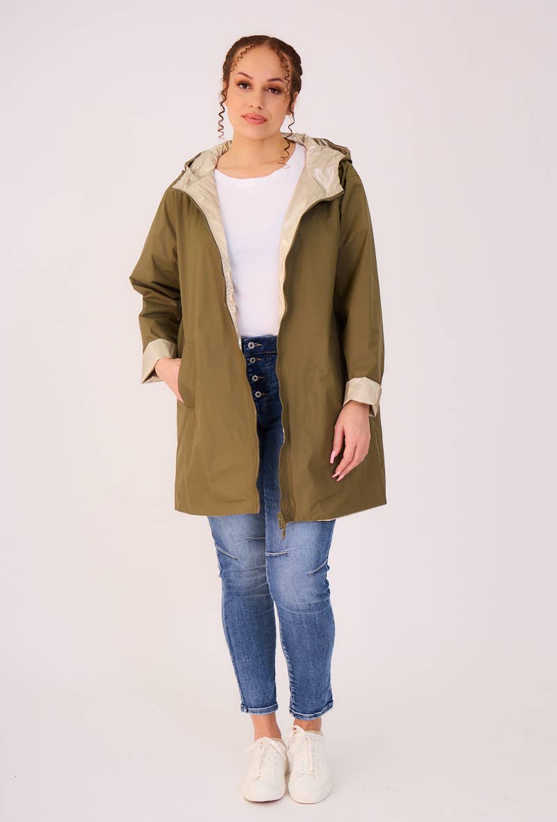 Escandelle Paris - Wholesale Parka - Women's - Mid-length reversible parka - Plus Sizes24