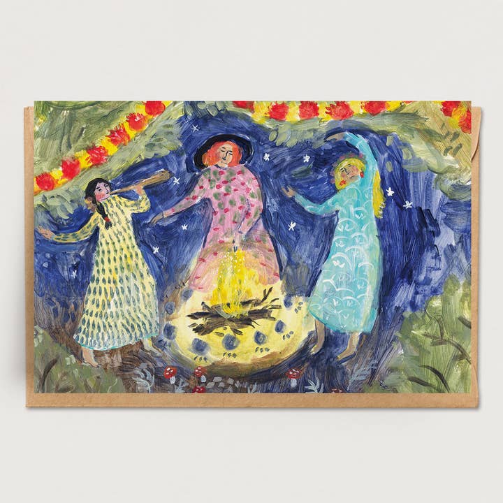 Cartão da fogueira da deusa por atacado de Ingrid Press