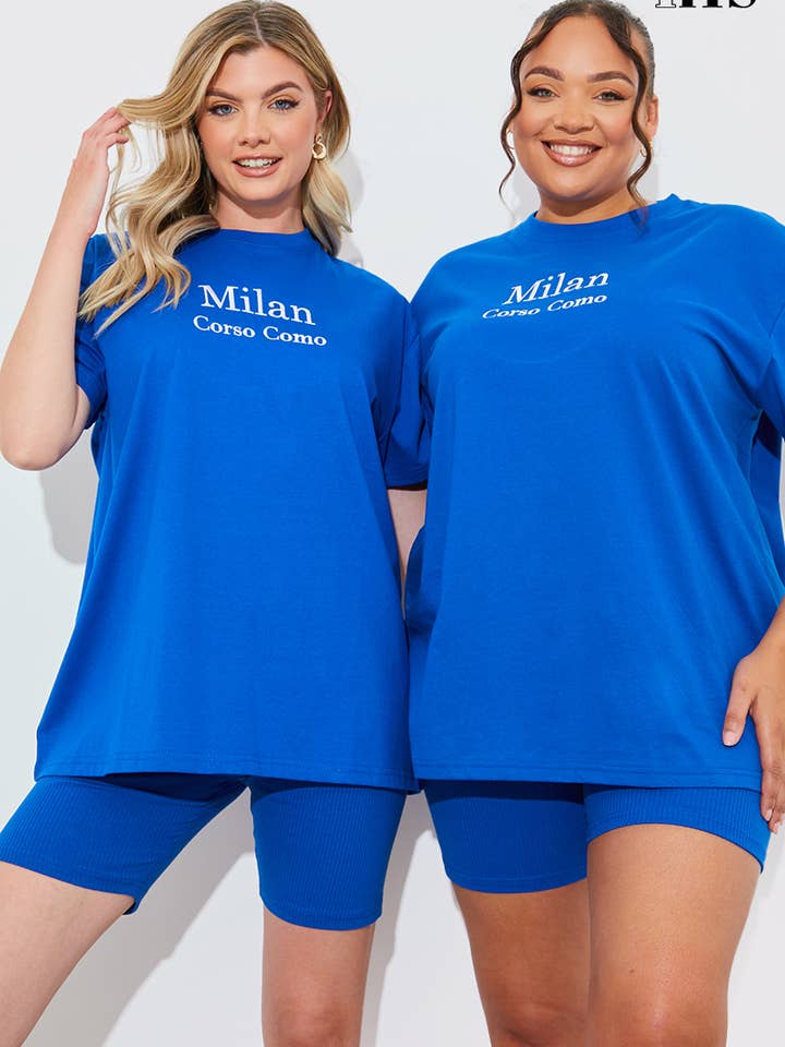 Milan Emboirdered T-Shirt for wholesale by In The Style