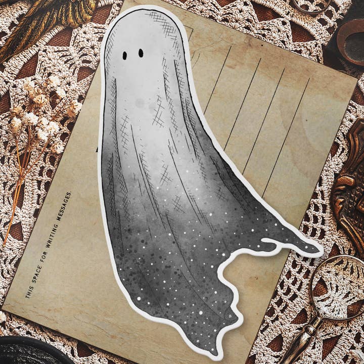 Little Ghost - Vinyl Sticker for wholesale by Print is Dead