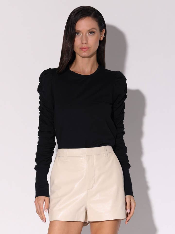 Svart Prick Topp, Svart för wholesale på Faire0